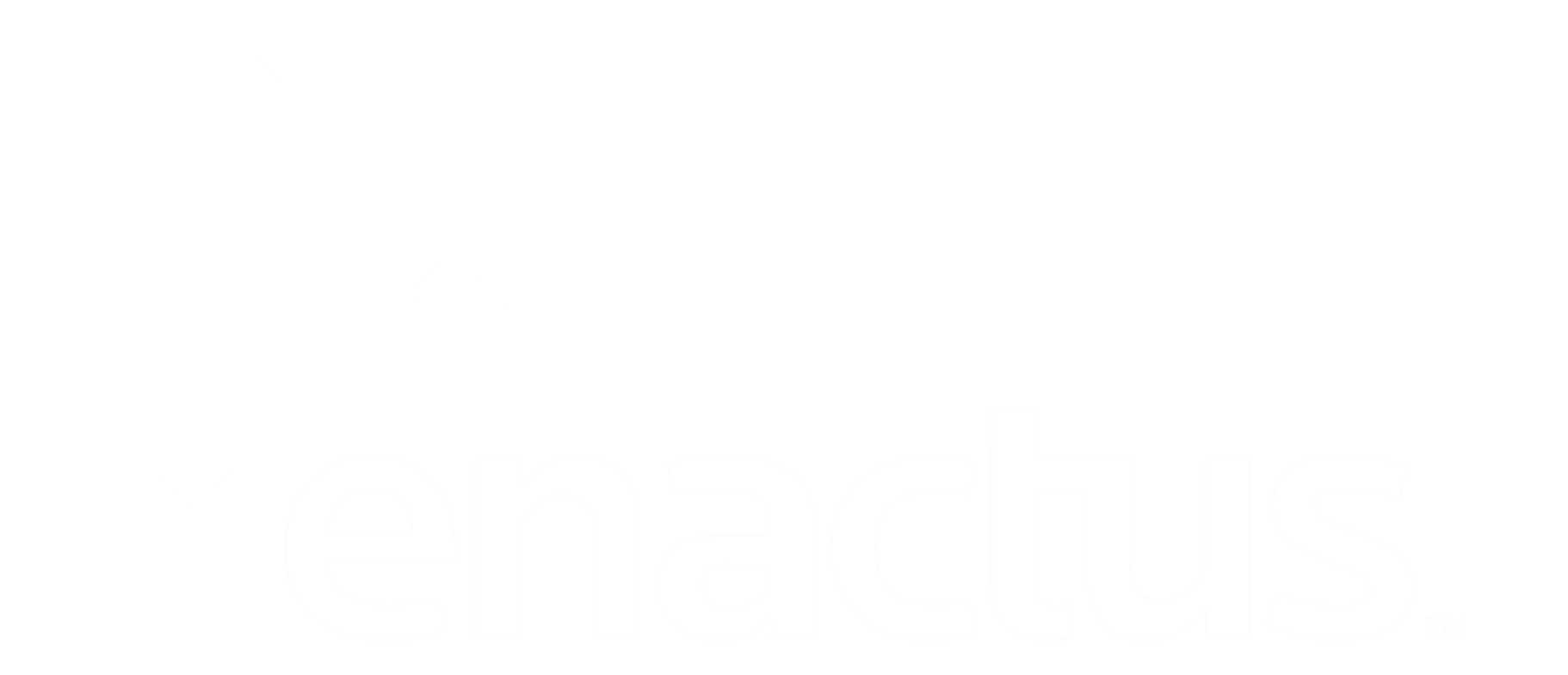 Enactus LogoMonotone White